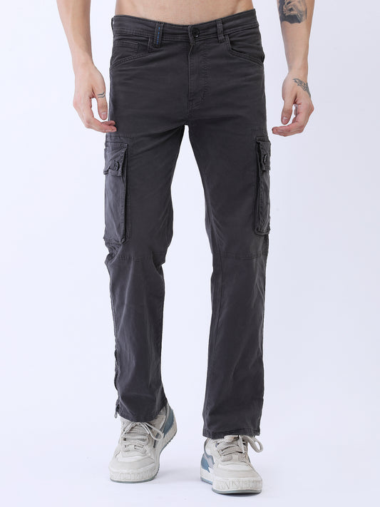 Black Button Utility Pants | Marked by BLUETINT